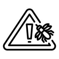 Insect control icon outline vector. Spray net vector