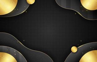 Elegant Luxurious Black Abstract Gradient Background vector