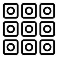 Production tile icon outline vector. Construction surface vector