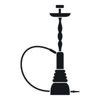 Hookah icon, simple style vector