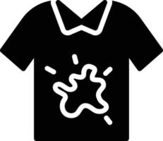 manchar la ilustración vectorial de la camisa en un fondo.símbolos de calidad premium.iconos vectoriales para el concepto y el diseño gráfico. vector