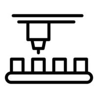 Candle making icon outline vector. Factory workshop vector