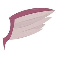 Wing icon, cartoon style vector