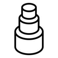 Education toy icon outline vector. Game skills vector
