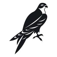 Falcon icon, simple style vector