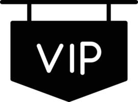 ilustración de vector de etiqueta vip en un fondo. símbolos de calidad premium. iconos vectoriales para concepto y diseño gráfico.