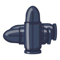 Bullets icon, cartoon style vector