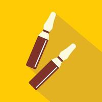 Iodine sticks icon, flat style vector