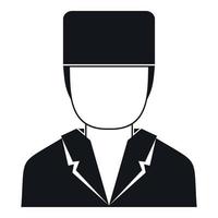 Medical doctor icon, simple style vector