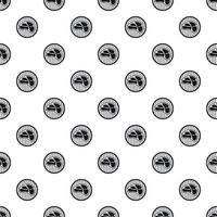 Piece of meat veal pattern, simple style vector