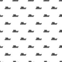 Great powerboat pattern, simple style vector