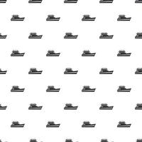 Great powerboat pattern, simple style vector