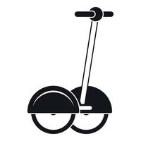 Alternative transport vehicle icon, simple style vector