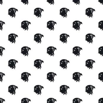 Eagle pattern, simple style vector