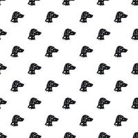 Dalmatians dog pattern, simple style vector