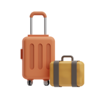 illustration de bagages 3d png