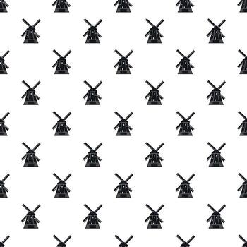 patrón de molino, estilo simple vector