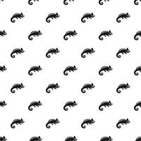 Chameleon pattern, simple style vector