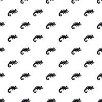 Chameleon pattern, simple style vector