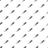 Striped chameleon pattern, simple style vector