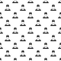 Man valet pattern, simple style vector