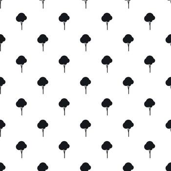 Tree pattern, simple style vector