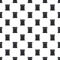 Showcase in shop pattern, simple style vector