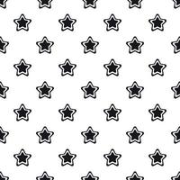 Geometrical figure of five pointed star pattern vector