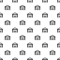 Big garage pattern, simple style vector