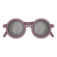 Glasses for blind icon, cartoon style vector
