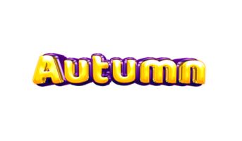 girls name sticker colorful party balloon birthday helium air shiny yellow purple cutout Autumn png