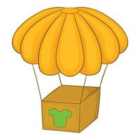 Balloon icon, cartoon style vector