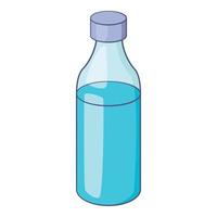 Bottle icon, cartoon style vector