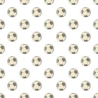 patrón de pelota de fútbol, estilo de dibujos animados vector