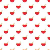 Noodles with chopsticks pattern, cartoon style vector