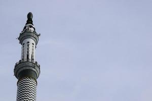 Mosque Towers in Indonesia. Mosque with Islamic background photo