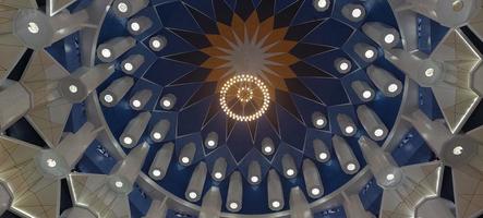 the interior of the mosque seen from the window photo