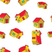 Building pattern, cartoon style vector