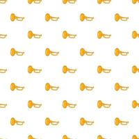 Music tube pattern, cartoon style vector