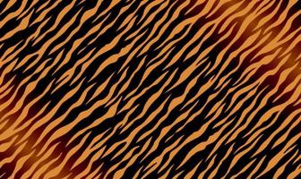 Wild Animal Tiger Skin Texture Seamless Pattern Background