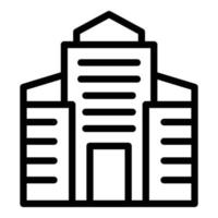 Poland building icon outline vector. City skyline vector