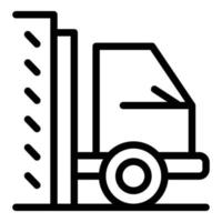 Truck 3d printing icon outline vector. View tech vector