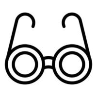 Glasses surgery icon outline vector. Check care vector