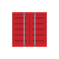 Jalousie icon, flat style vector