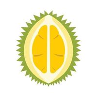 Durian icon, flat style vector