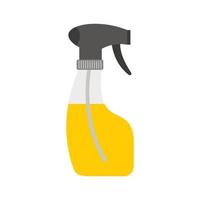 Sprayer bottle icon, flat style vector