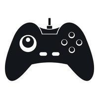 One joystick icon, simple style vector