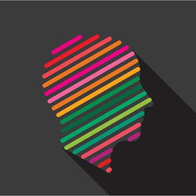 Different dreams icon, flat style