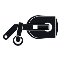 Game reality glasses icon, simple style vector