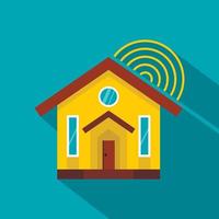 House icon, flat style vector